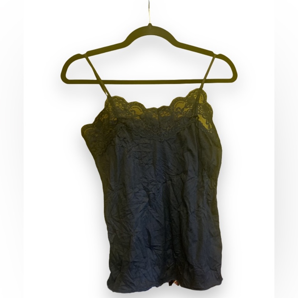 Arden B. Black lace camisole